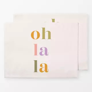 Tischset Oh la la