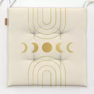Sitzkissen Gold Moon Phases