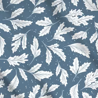 Meterware Frosty Leaves