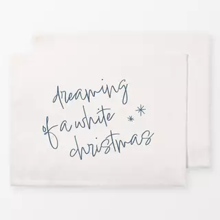Tischset White Christmas