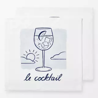 Servietten Le Cocktail