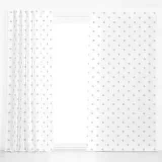 Dekovorhang Shining Stars - White