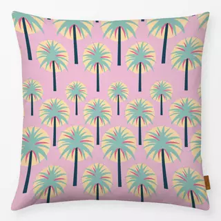 Kissen Retro Palms pink