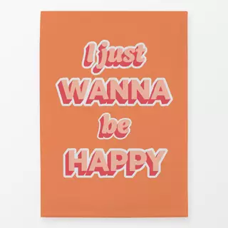 Geschirrtücher I just wanna be happy