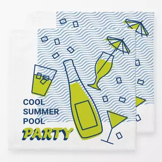 Servietten Pool Party