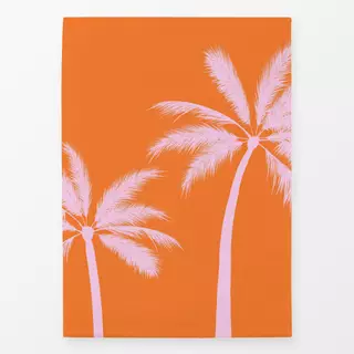 Geschirrtücher Tropical Palms sunrise orange
