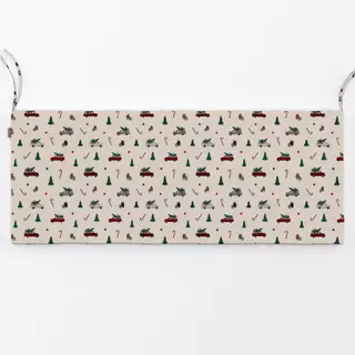 Bankauflage Merry Christmas Pattern