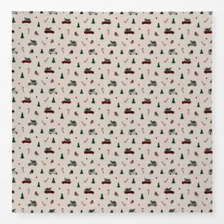 Tischdecke Merry Christmas Pattern