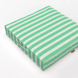 Bodenkissen Bold Stripes lemonade green