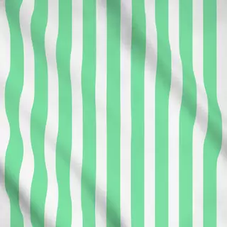Meterware Bold Stripes lemonade green