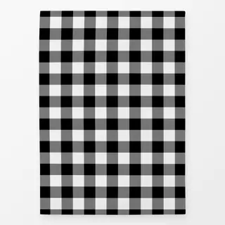 Geschirrtücher Big Checks Black and White