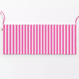 Bankauflage Bold Stripes hot pink