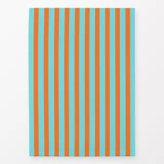 Geschirrtücher Bold Stripes blue and orange