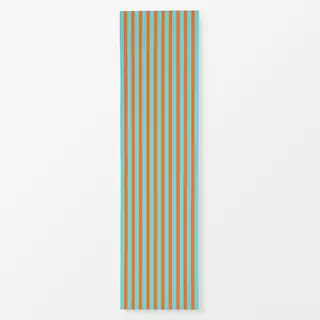 Tischläufer Bold Stripes blue and orange