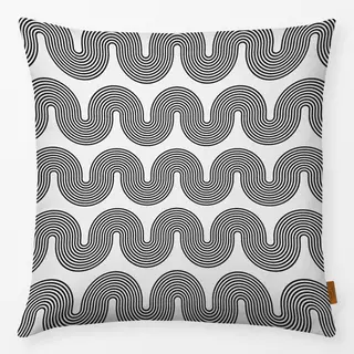 Kissen Black Waves