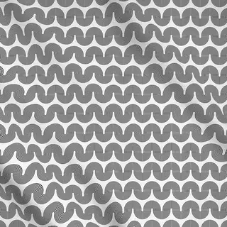 Meterware Black Waves