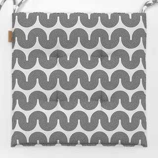 Sitzkissen Black Waves