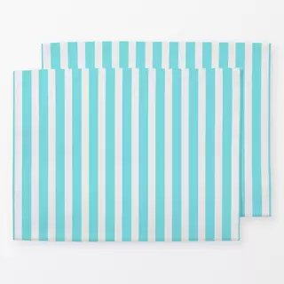 Tischset Bold Stripes ocean blue