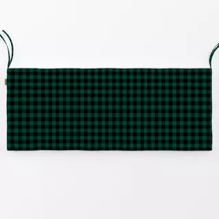 Bankauflage Big Checks black and green