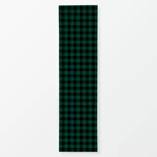 Tischläufer Big Checks black and green