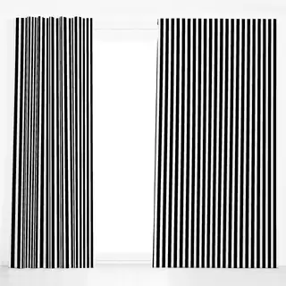 Dekovorhang Bold Stripes midnight black