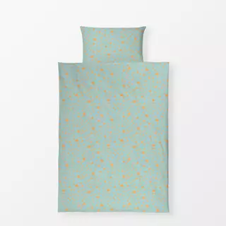 Bettwäsche Little Dots Türkis