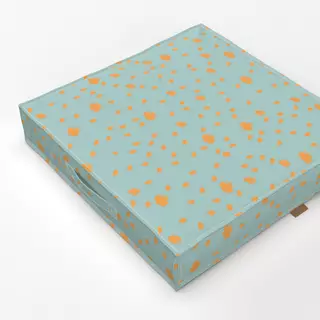 Bodenkissen Little Dots Türkis