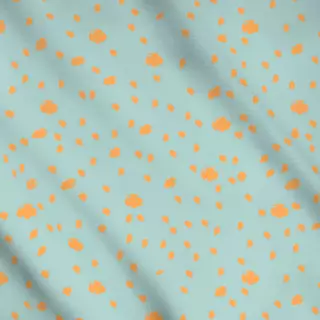 Meterware Little Dots Türkis