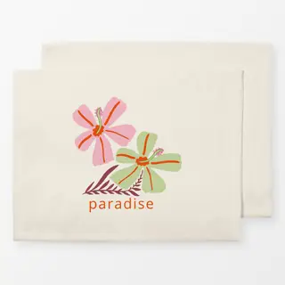 Tischset Paradise Grün Rosa