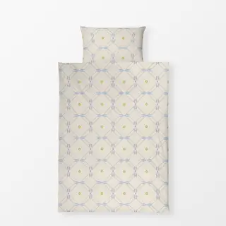 Bettwäsche Diamond Floral Tile blue