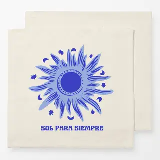 Servietten Sol para siempre
