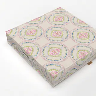 Bodenkissen Mosaik Rosa