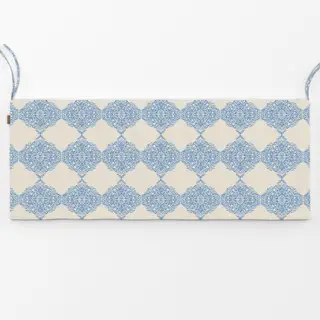 Bankauflage Ornament blue