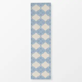 Tischläufer Ornament blue