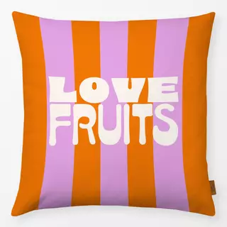 Kissen love fruits stripes