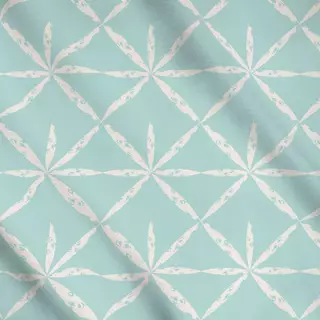 Meterware Boho Star Brush Türkis