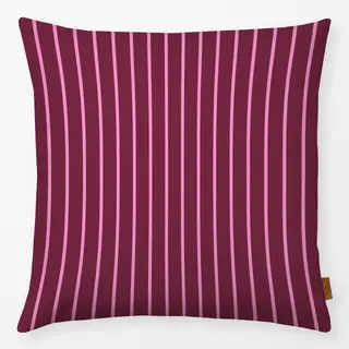 Kissen Mahagony Pink Nadelstreifen