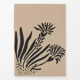 Geschirrtücher Beige Black Floral