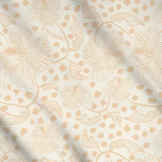 Meterware Summer Blossom Peach