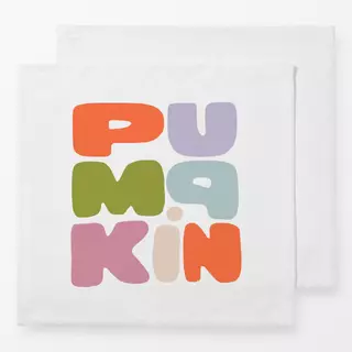 Servietten Pumpkin Letters