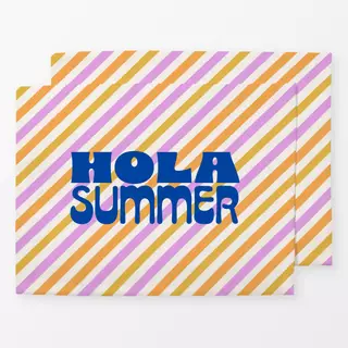 Tischset hola summer stripes
