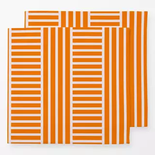 Servietten orange stripes