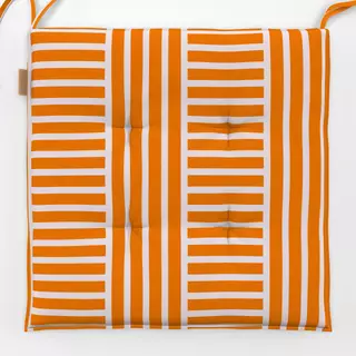 Sitzkissen orange stripes