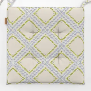 Sitzkissen Dashed Diamond blue