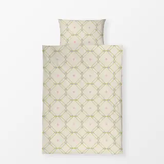 Bettwäsche Diamond Floral Tile green