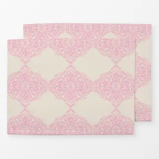Tischset Ornament pink
