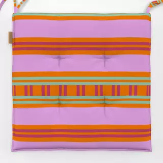 Sitzkissen pink tribal stripes