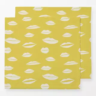Servietten Kisses Yellow