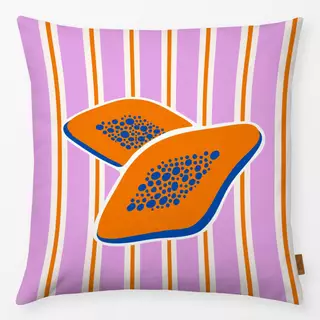 Kissen papaya stripes