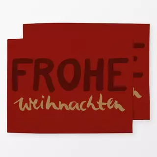Tischset Frohe Weihnachten